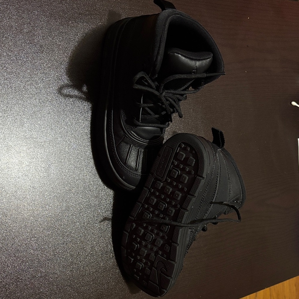 Black High-Top Sneakers